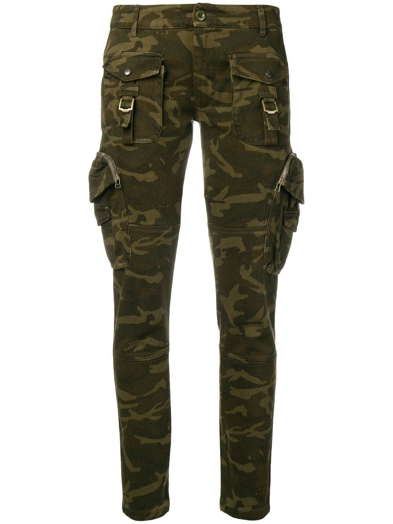 military skinny trousers