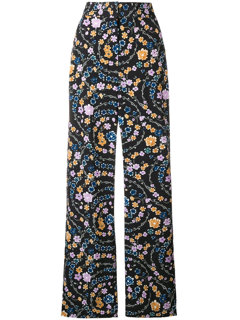 floral print palazzo trousers