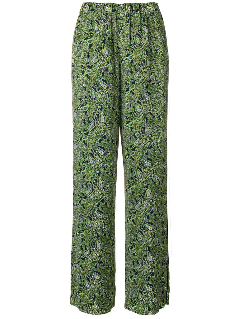 paisley print trousers