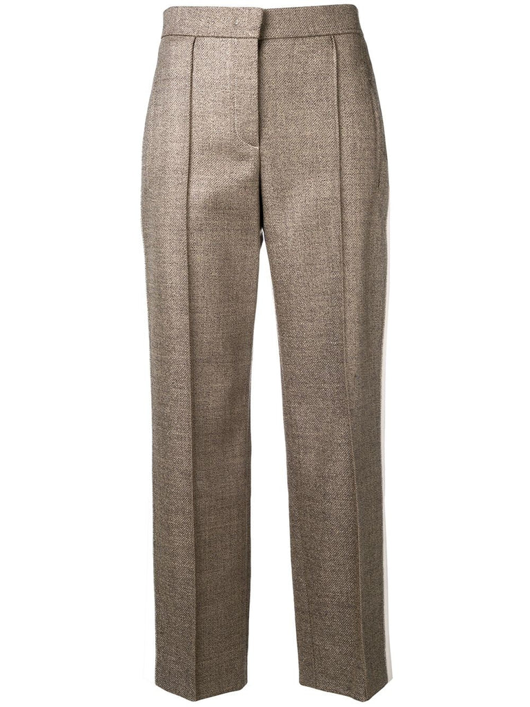 side-stripe tailored trousers