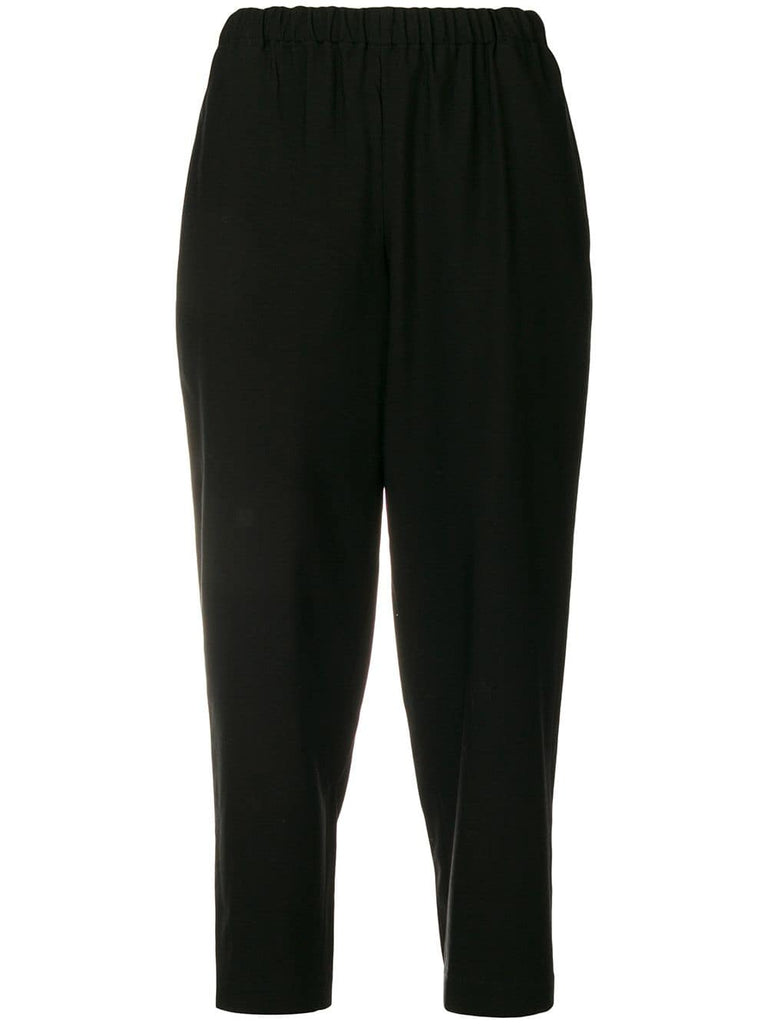 harem cropped trousers