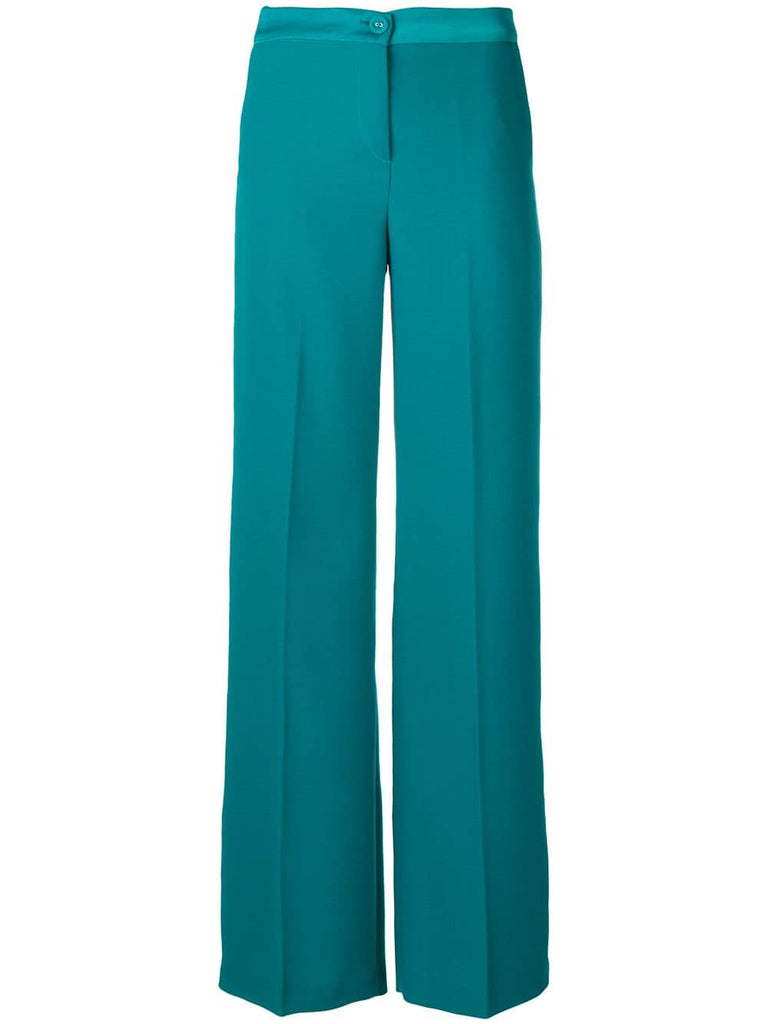 tailored wide leg trousers