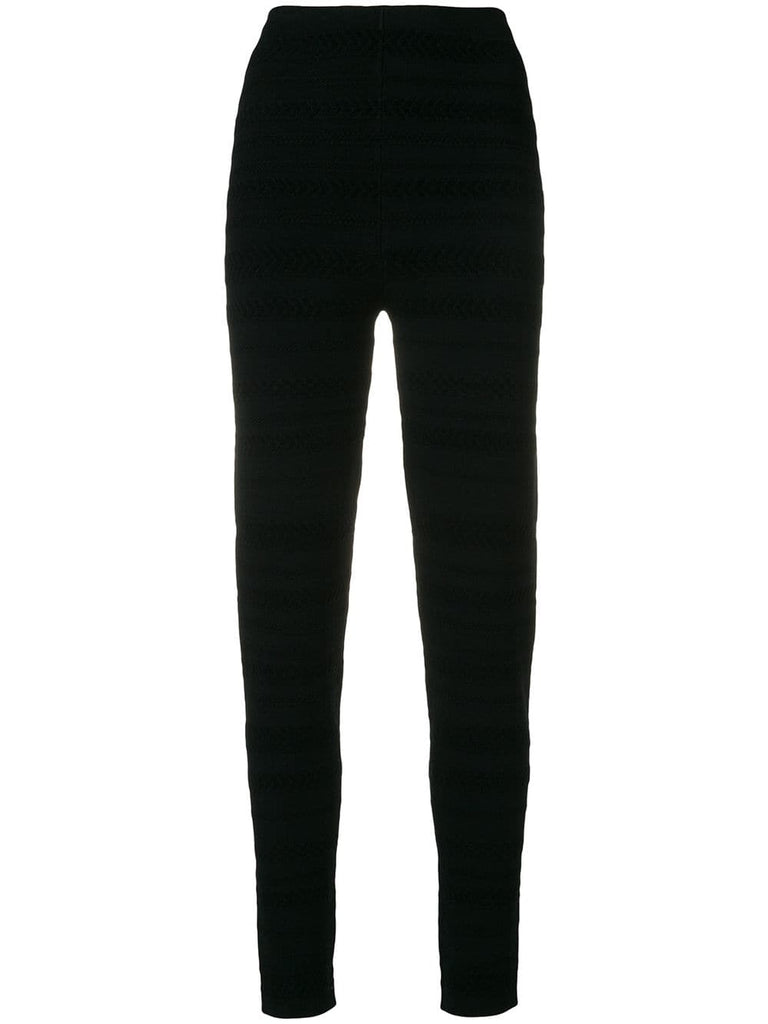 ankle zip skinny trousers