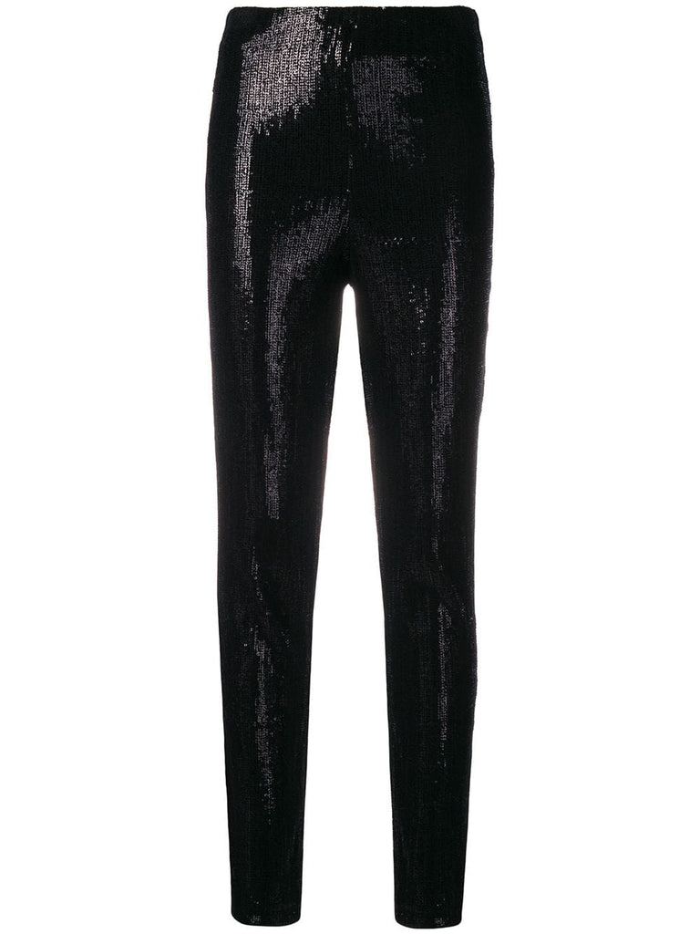 sequin skinny trousers