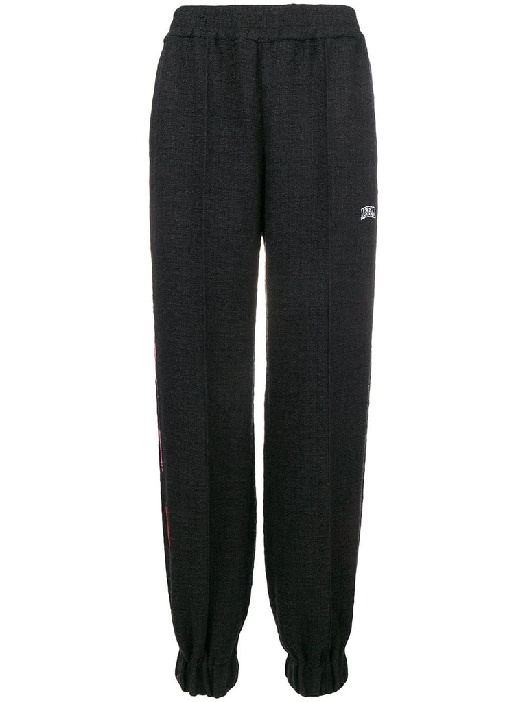 bouclé relaxed trousers