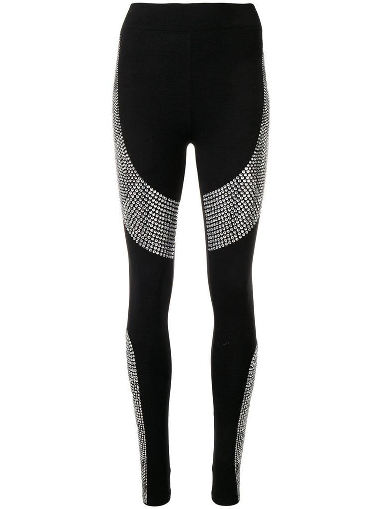 crystal embellished leggings