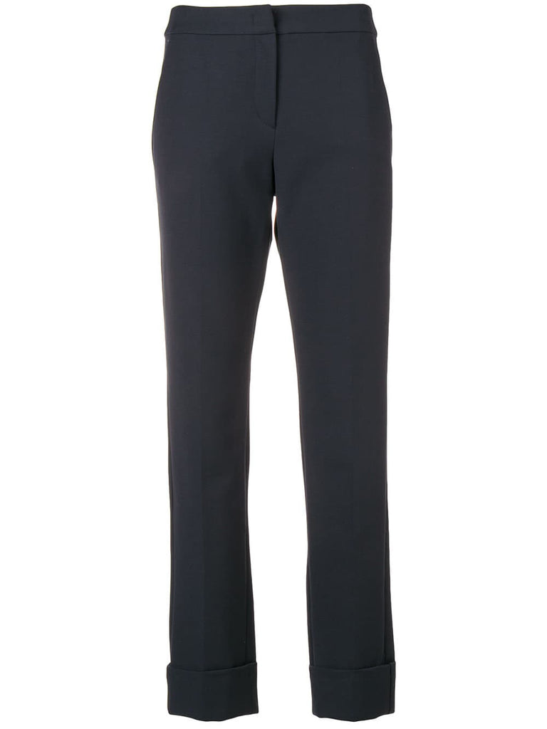 crepe cigarette trousers