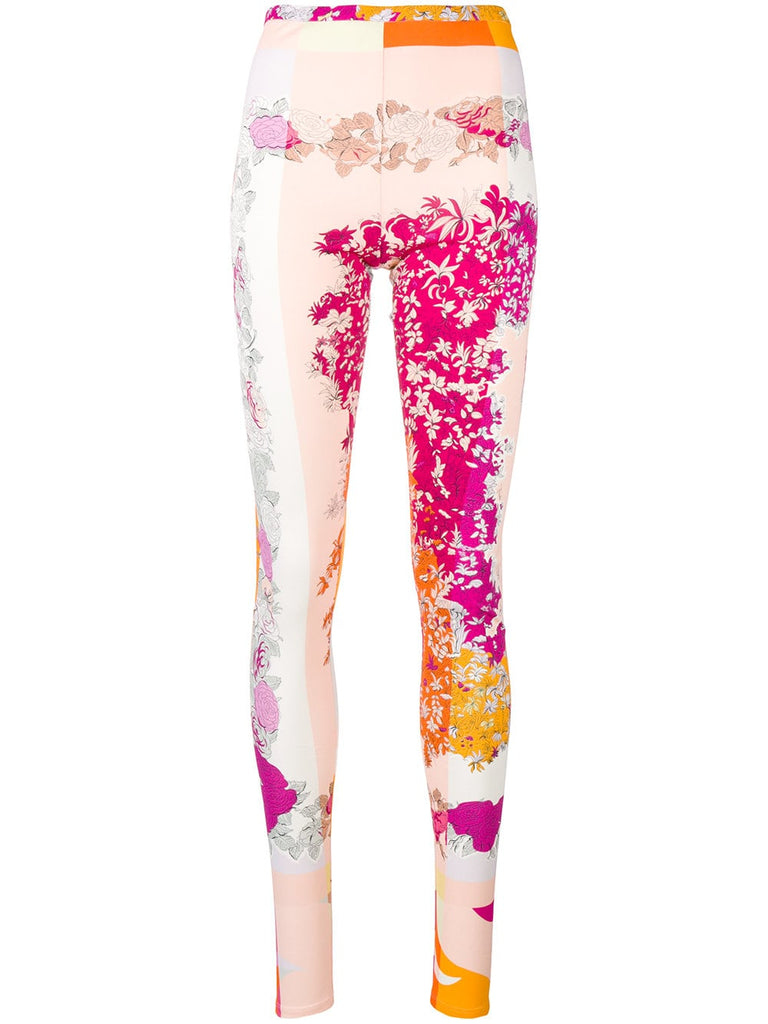 floral regular leggings