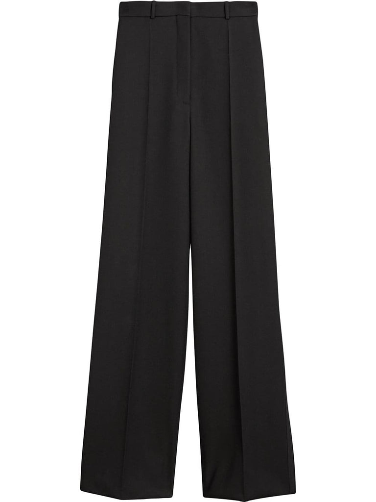 High-waisted Wool Trousers