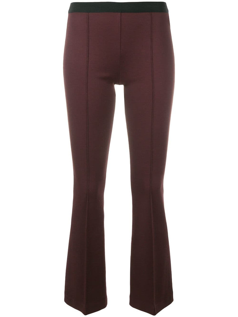 flared rib leggings