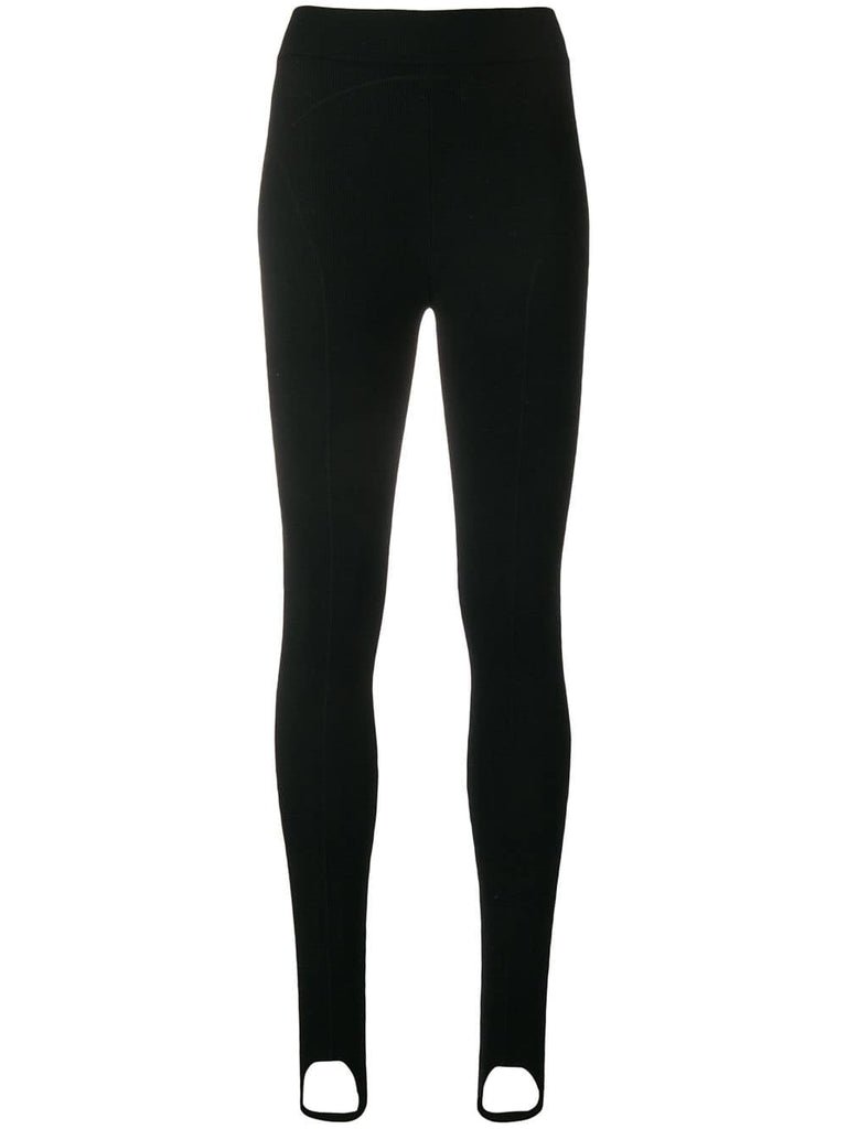 skinny-fit stirrup leggings