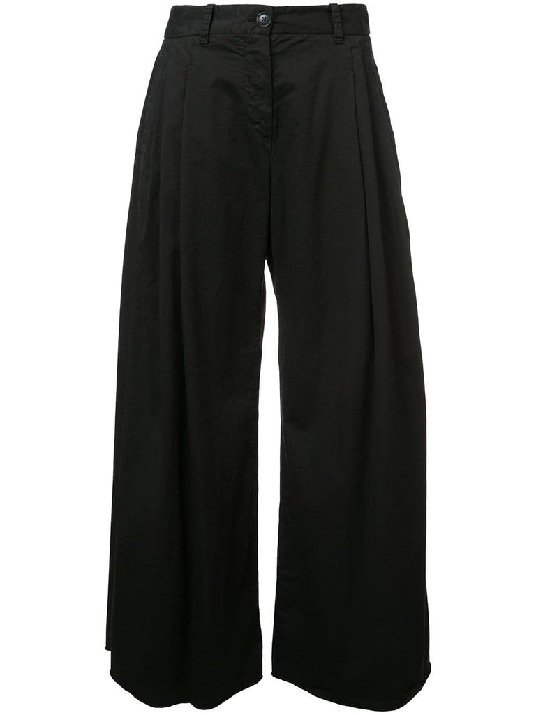 flared wide leg trousers