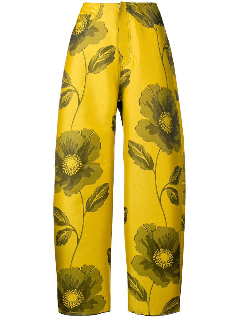 floral printed trousers