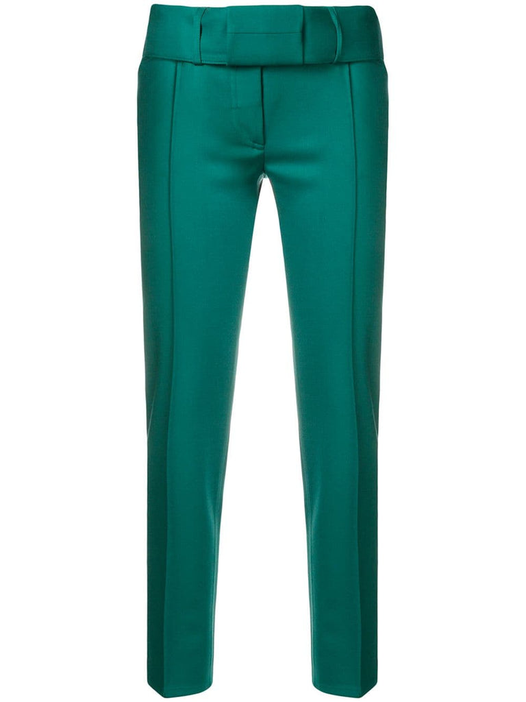 slim-fit trousers