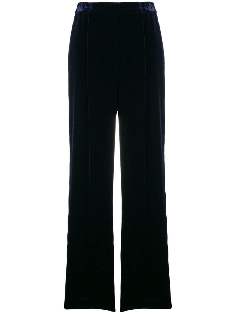 relaxed velvet trousers