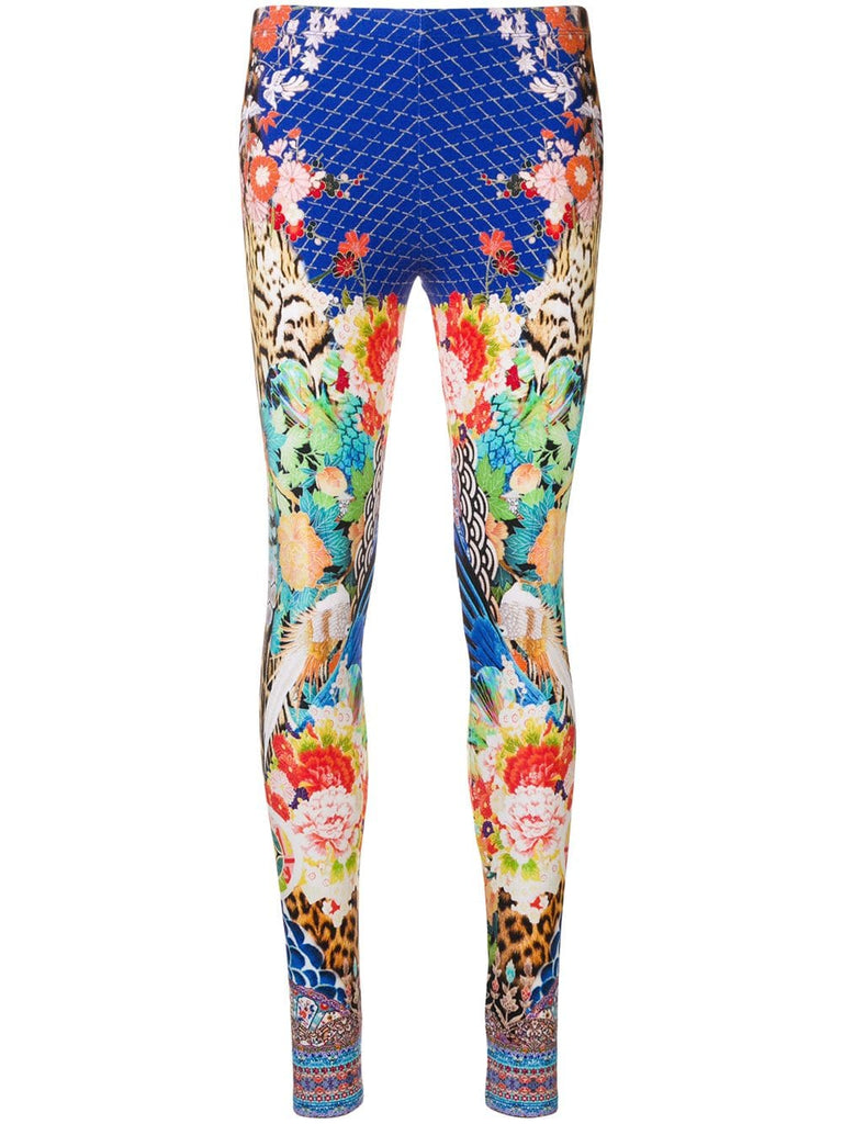 Space Cowgirl print leggings