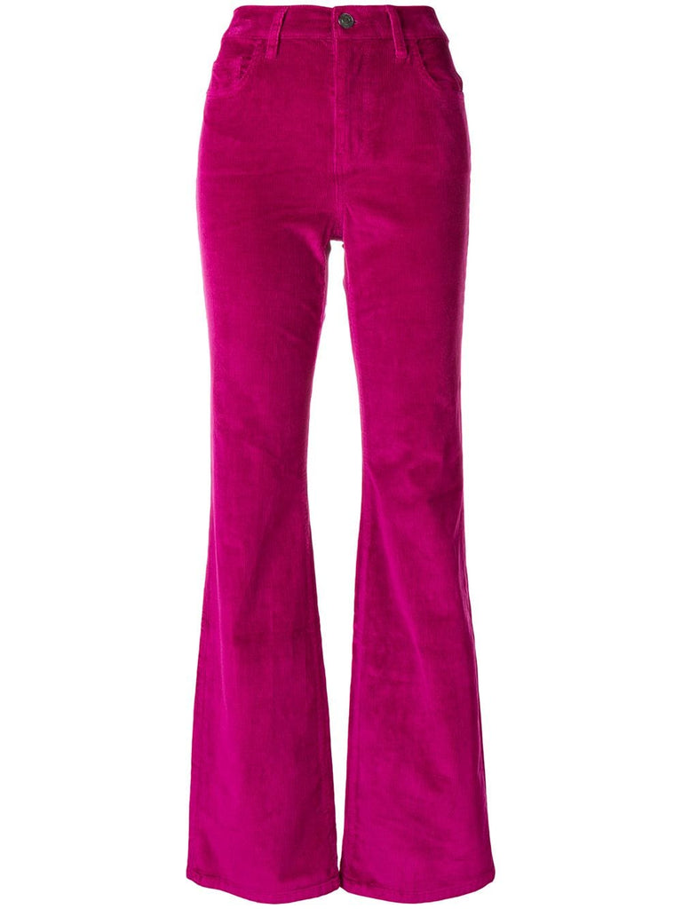 flared corduroy trousers