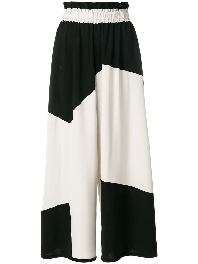 Fab colour block palazzo trousers