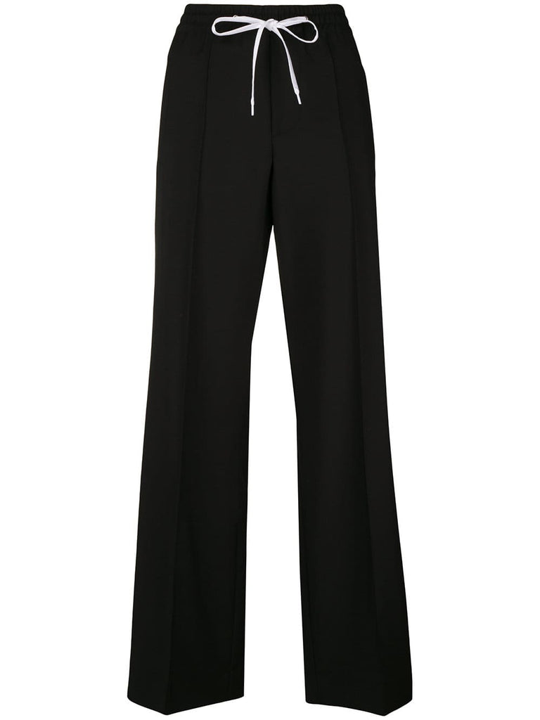 wide leg tracksuit bottoms