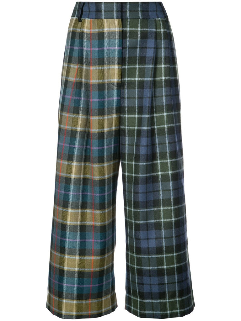 tartan Stella cropped trousers