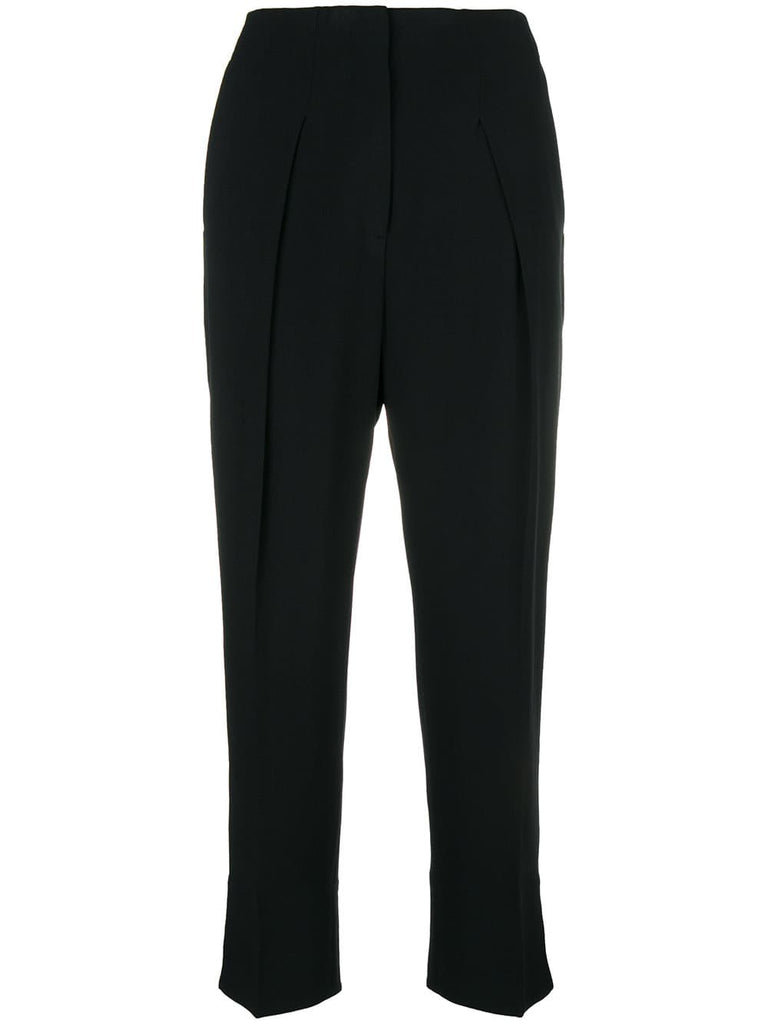 cropped tailored trousers