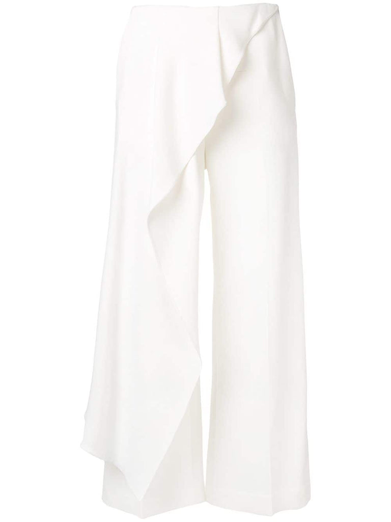 layered detail trousers