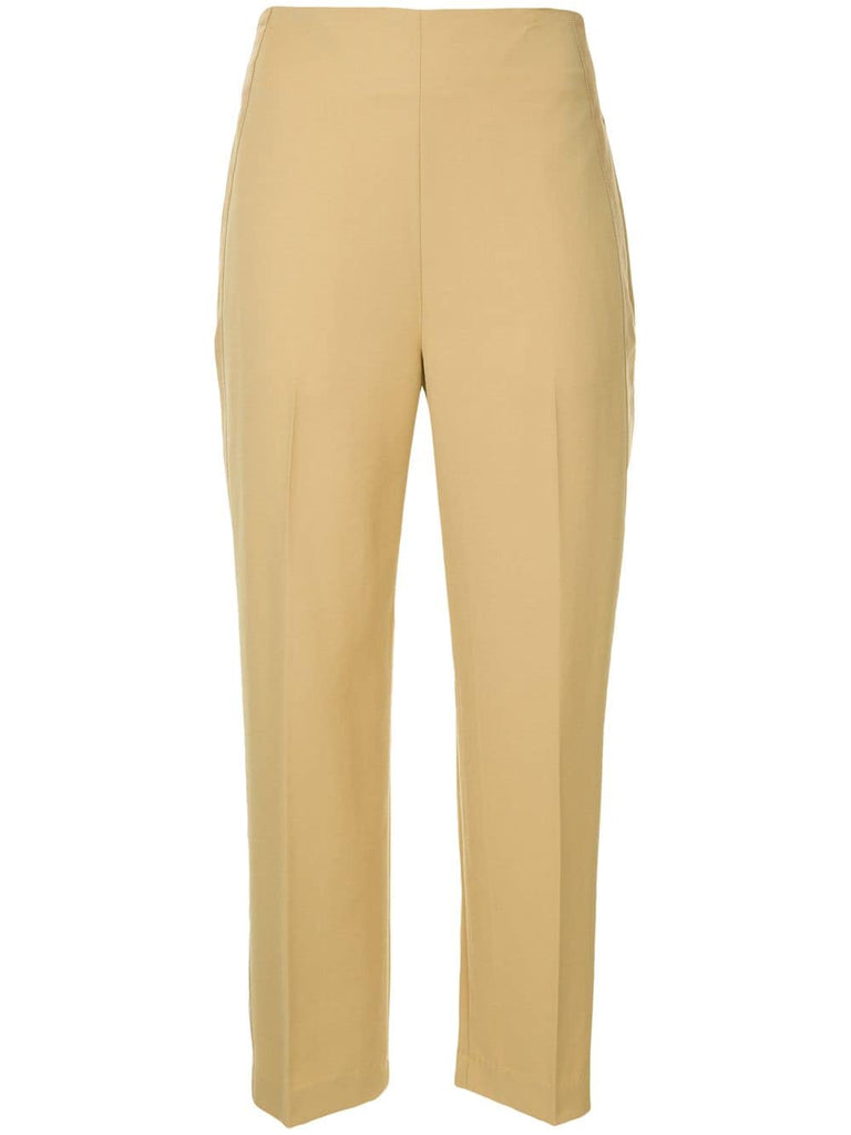 grosgrain trim tailored trousers