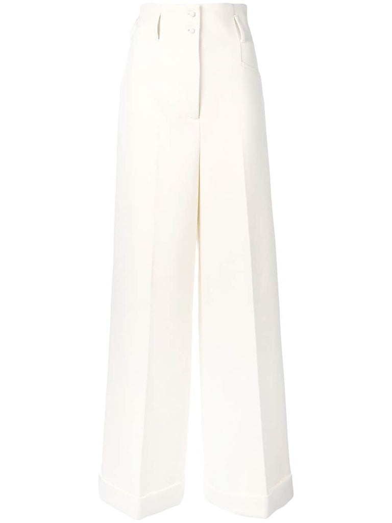 high-rise palazzo pants