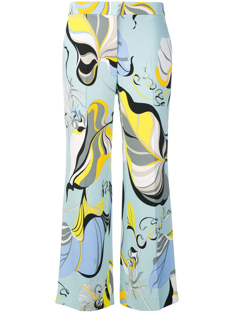 printed trousers