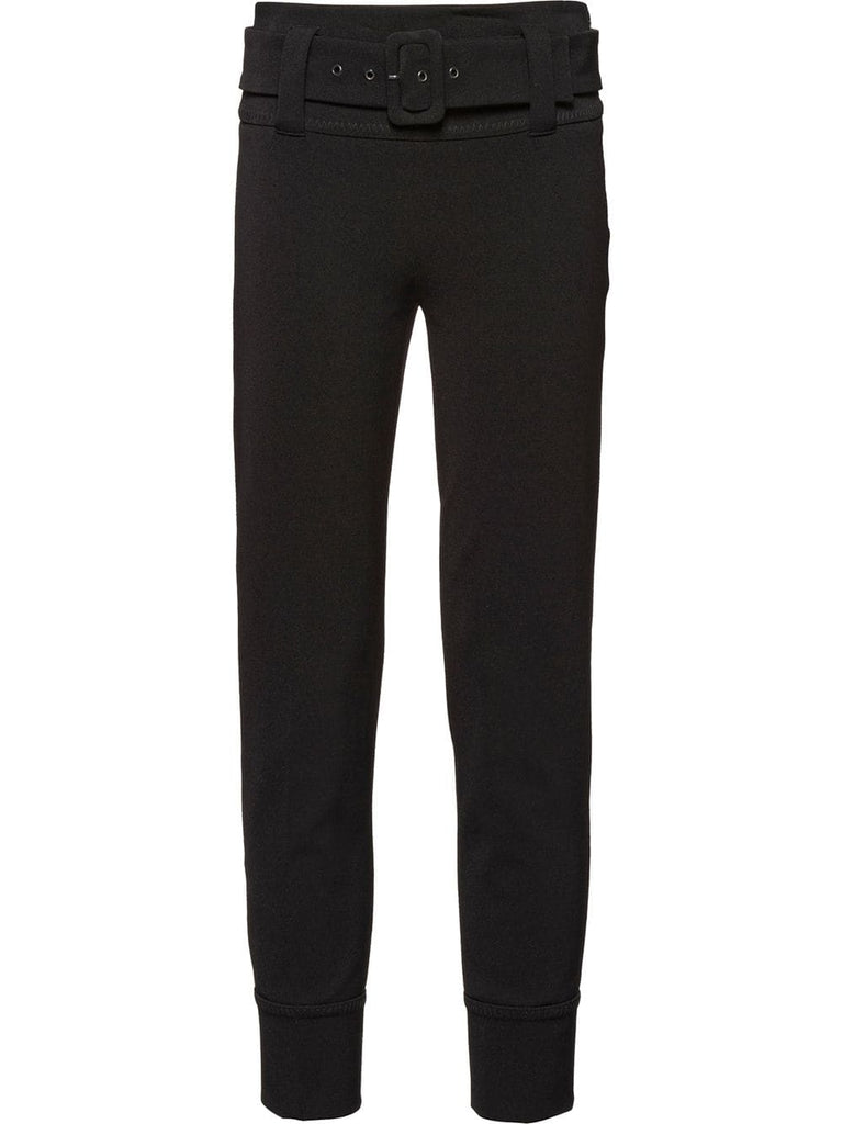 technical gabardine trousers