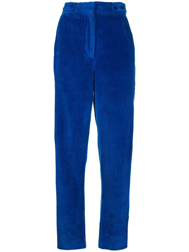 high-rise corduroy trousers