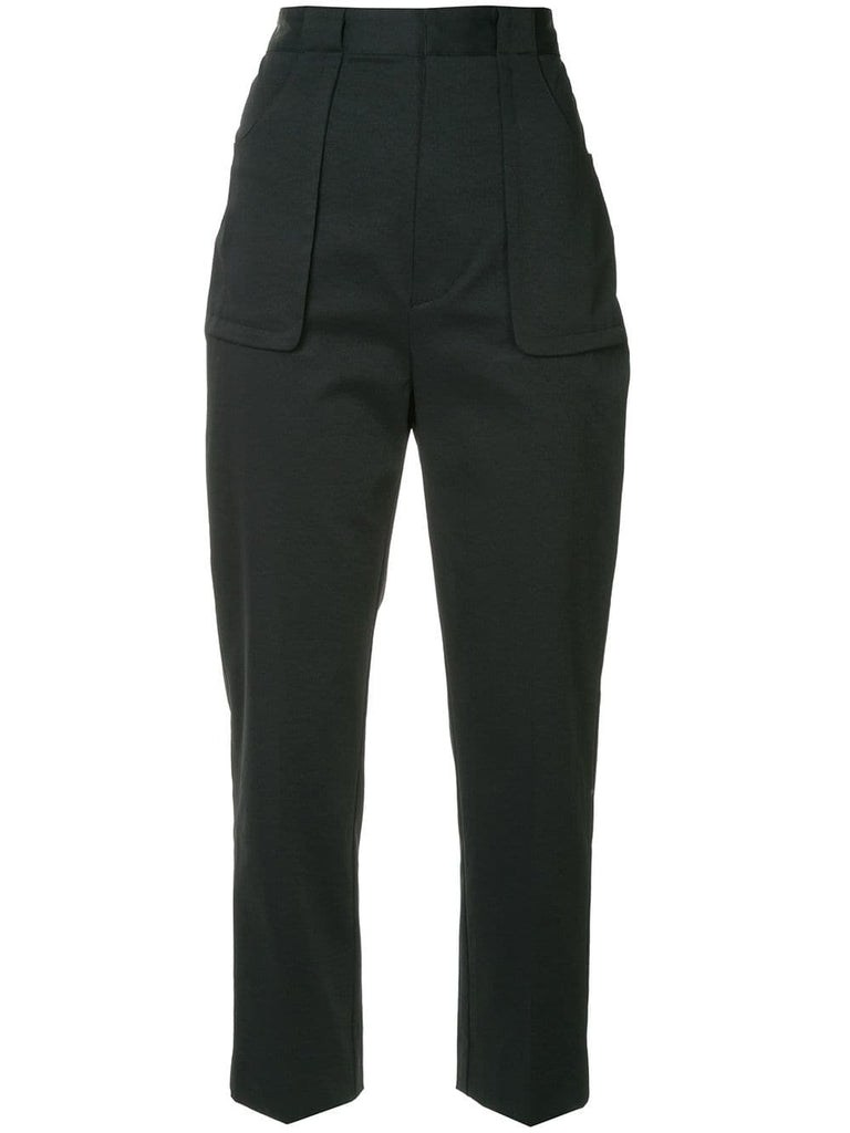 stretch slim fit trousers