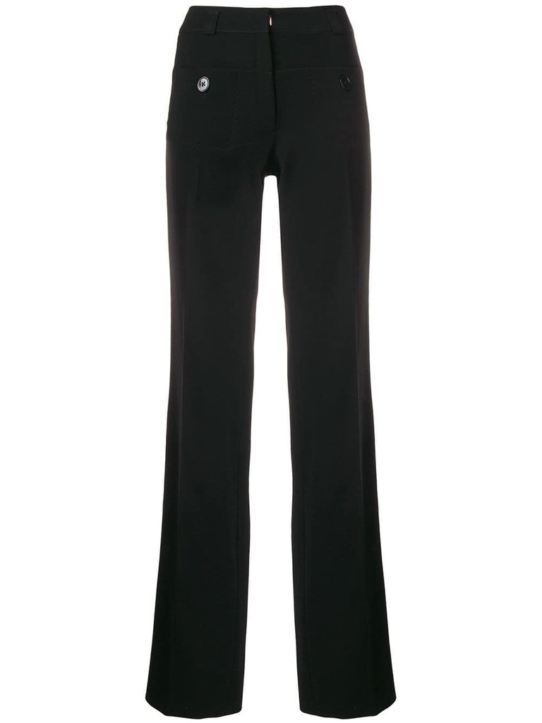 side striped trousers