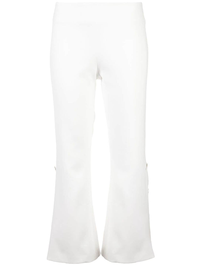 Larenz cropped flared trousers