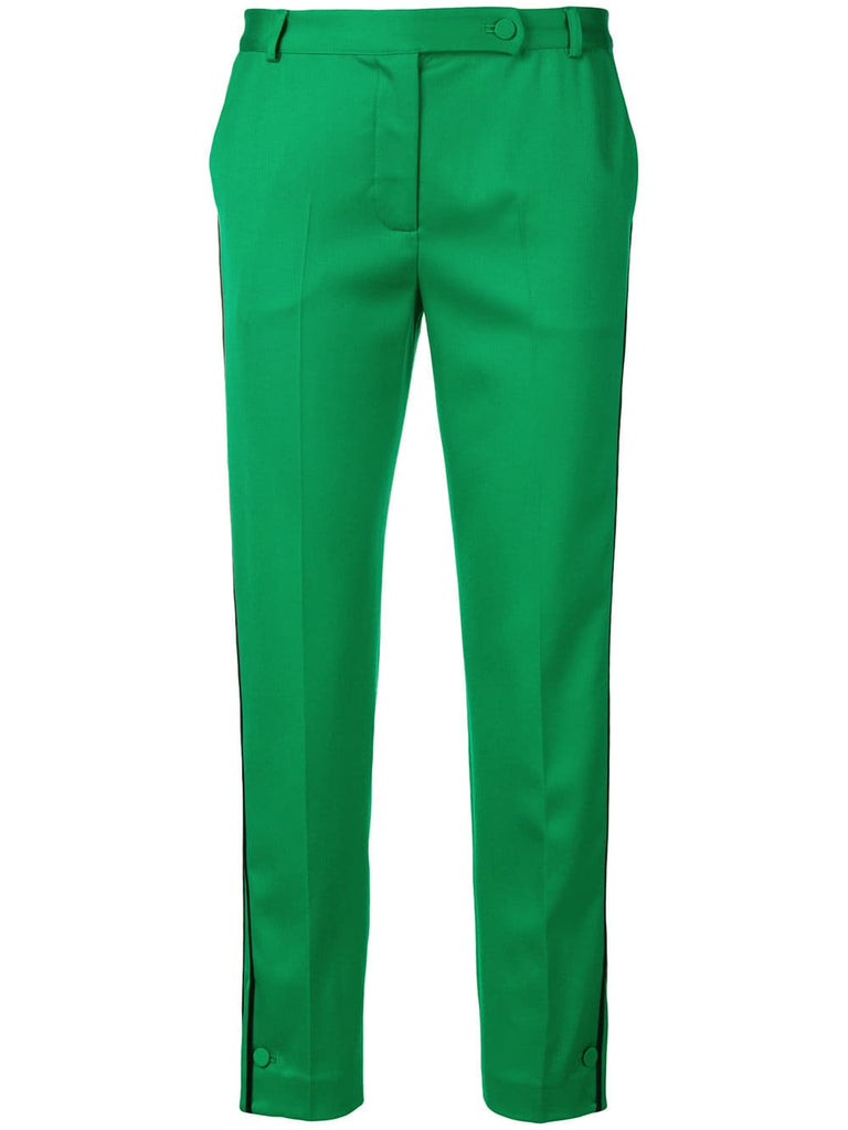 side-stripe tuxedo trousers