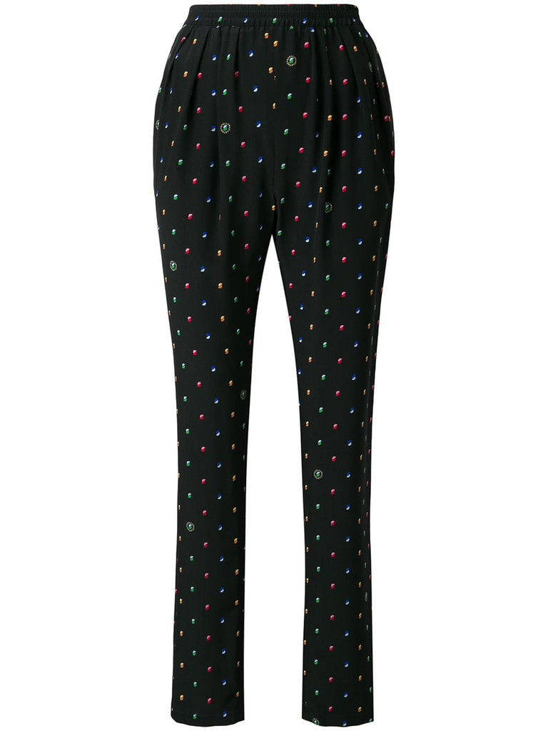 all-over print trousers