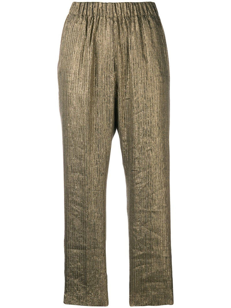 plissé trousers