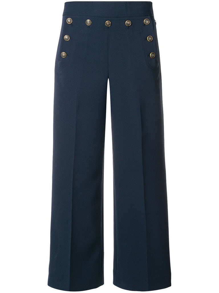 Cropped Sailor trousers