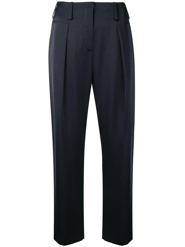 cropped tailored trousers