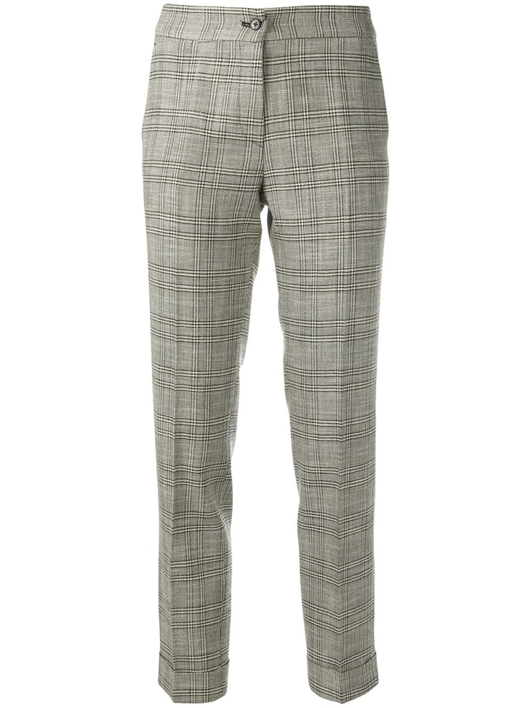 prince of wales check trousers