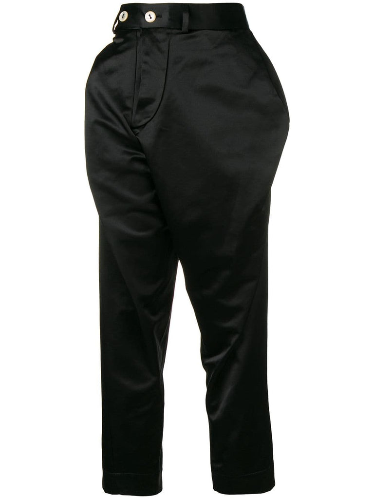 Alcoholic asymmetric trousers