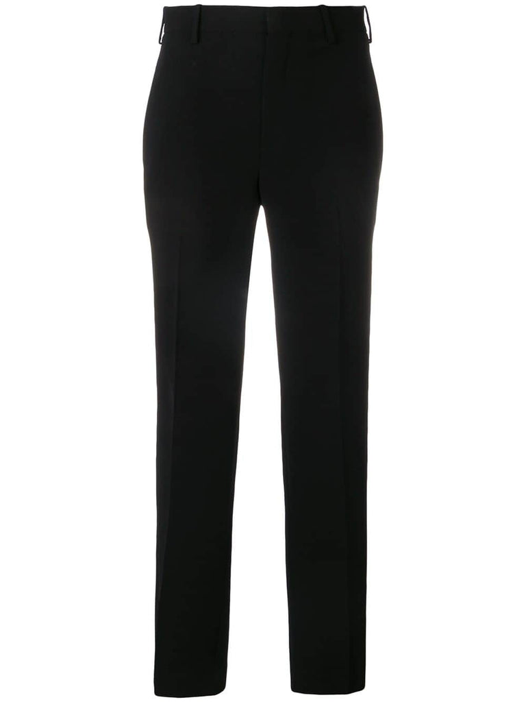 mid-rise tailored trousers