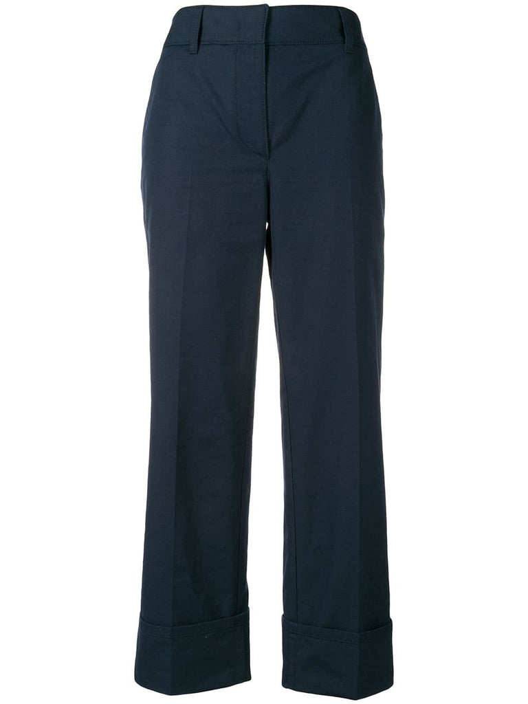 turn-up hem trousers