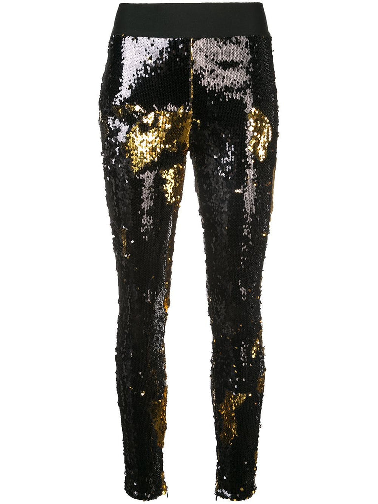 sequinned leggings