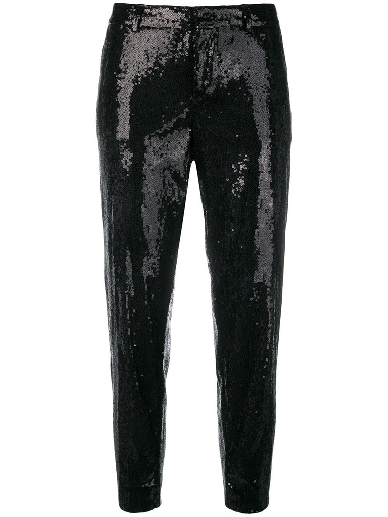 Emmalynn Hockney sequinned trousers