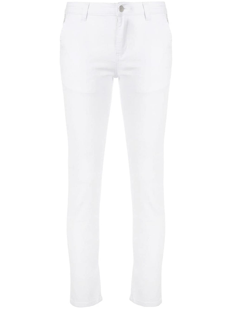 side embellished skinny trousers