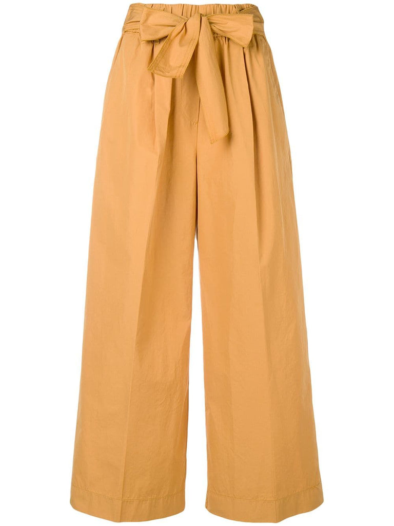 belted baggy trousers