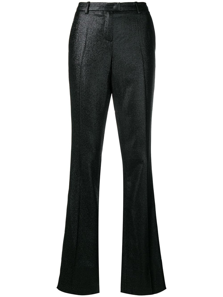 shimmer tailored trousers