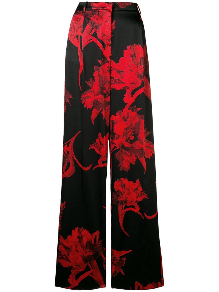 Parrot Tulip Print palazzo trousers