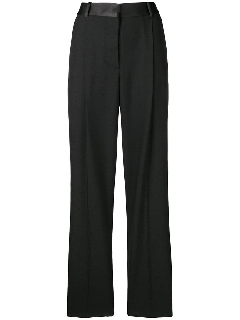 pleated front trousers